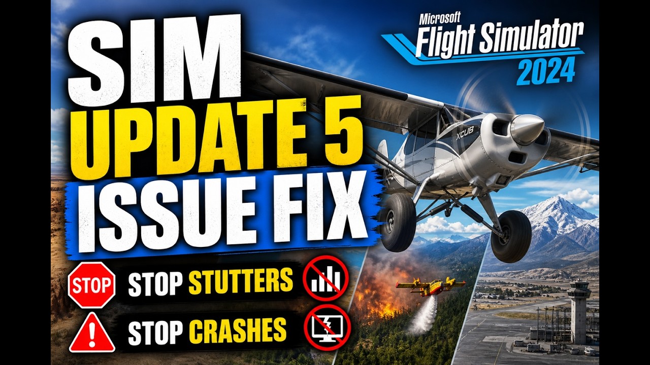 Исправление проблем в обновлении Sim Update 5 и настройки DLSS для MSFS 2024