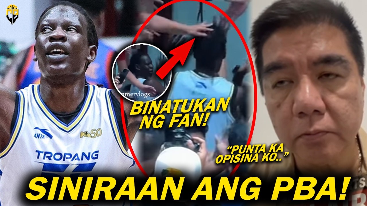 SINIRAAN ni BOL BOL ang mga PINOY! Binatukan tuloy ng isang Fan! Bastos na ugali ng PBA import?