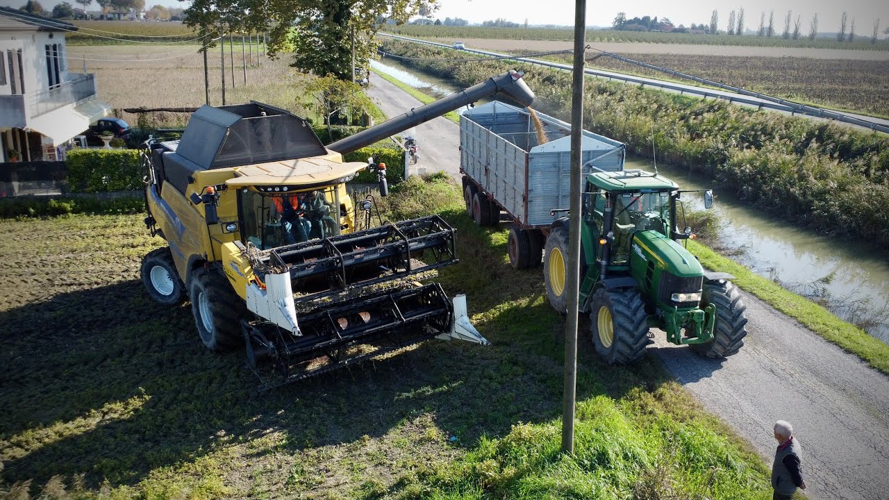 Trebbiatura Soia 2024  New Holland CR 7.90