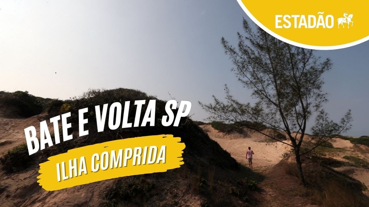 Ilha Comprida tem 74 km de praias ininterruptas e as maiores dunas de SP