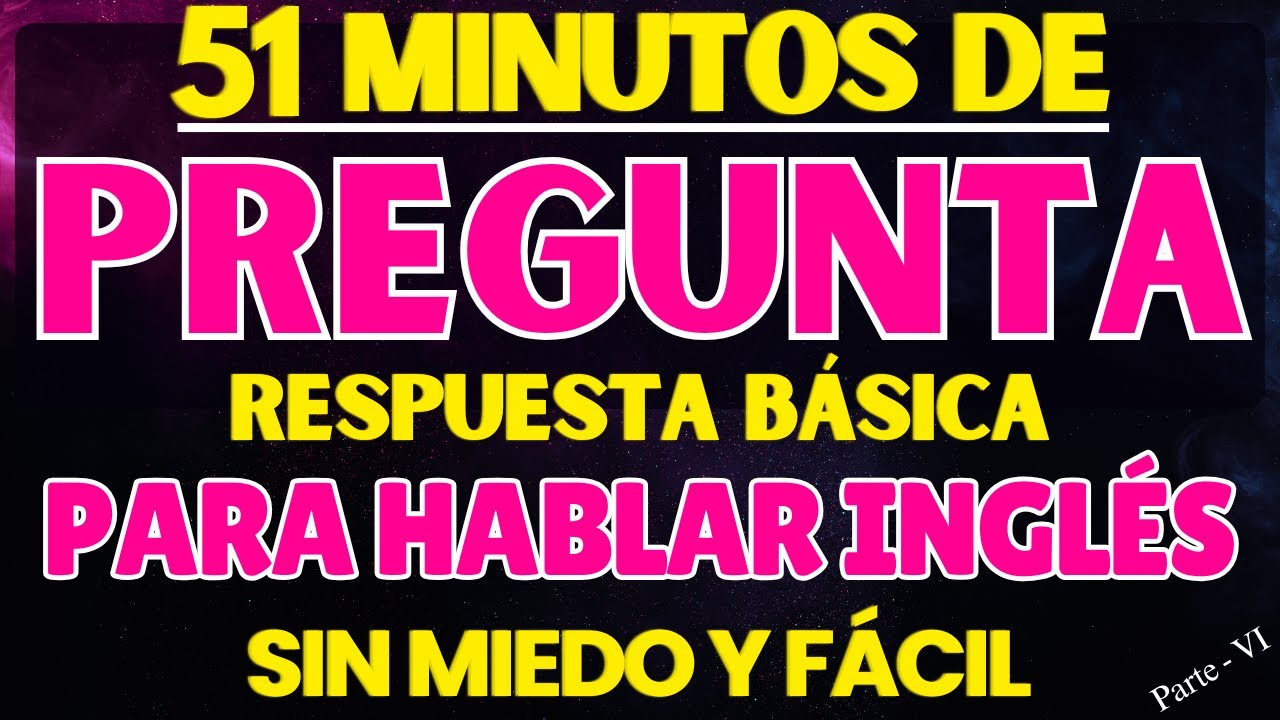 CONVERSACIÓN EN INGLÉS BÁSICO PARA EDUCAR TU OÍDO || EJERCICIO FÁCIL PARA APRENDER INGLES RAPIDO