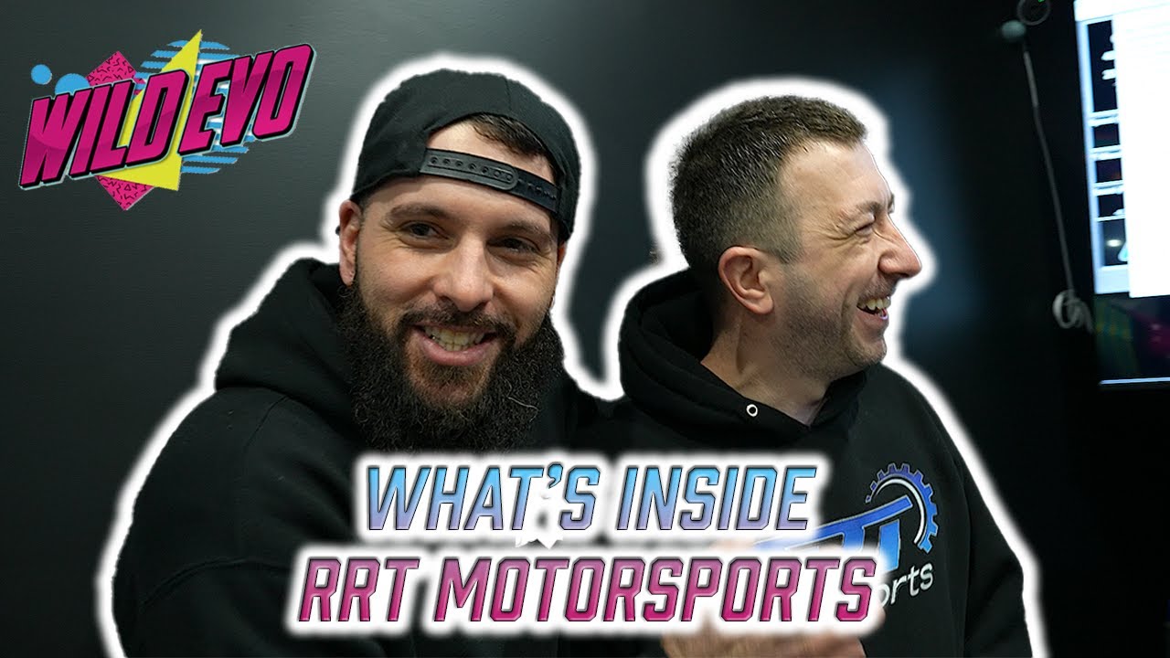 WILD EVO does a RRT Motorsports Shop Tour - EVOS EVERYWHERE!