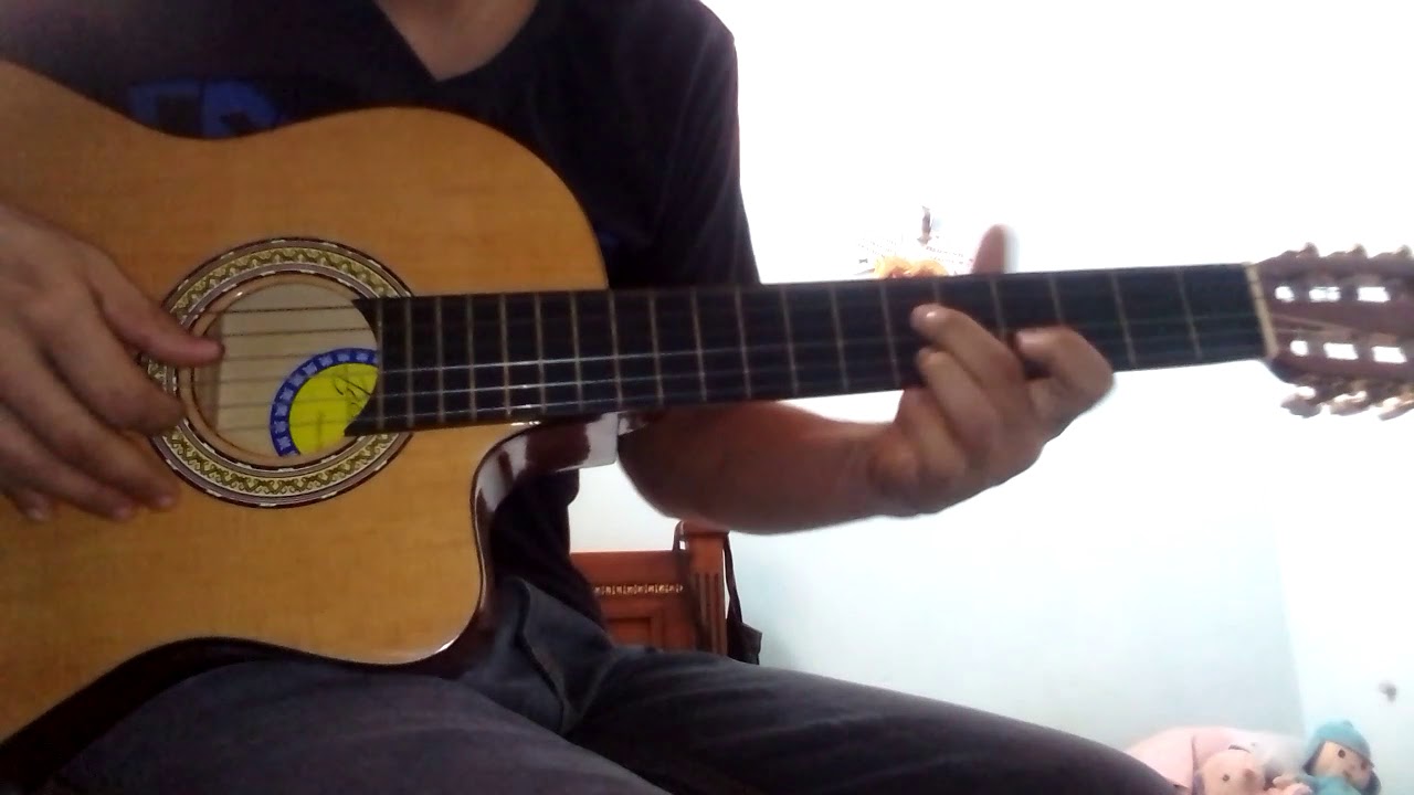 APRENDER como tocar SIN MEDIR DISTANCIA de DIOMEDES DIAZ en GUITARRA tutorial para PRINCIPIANTES