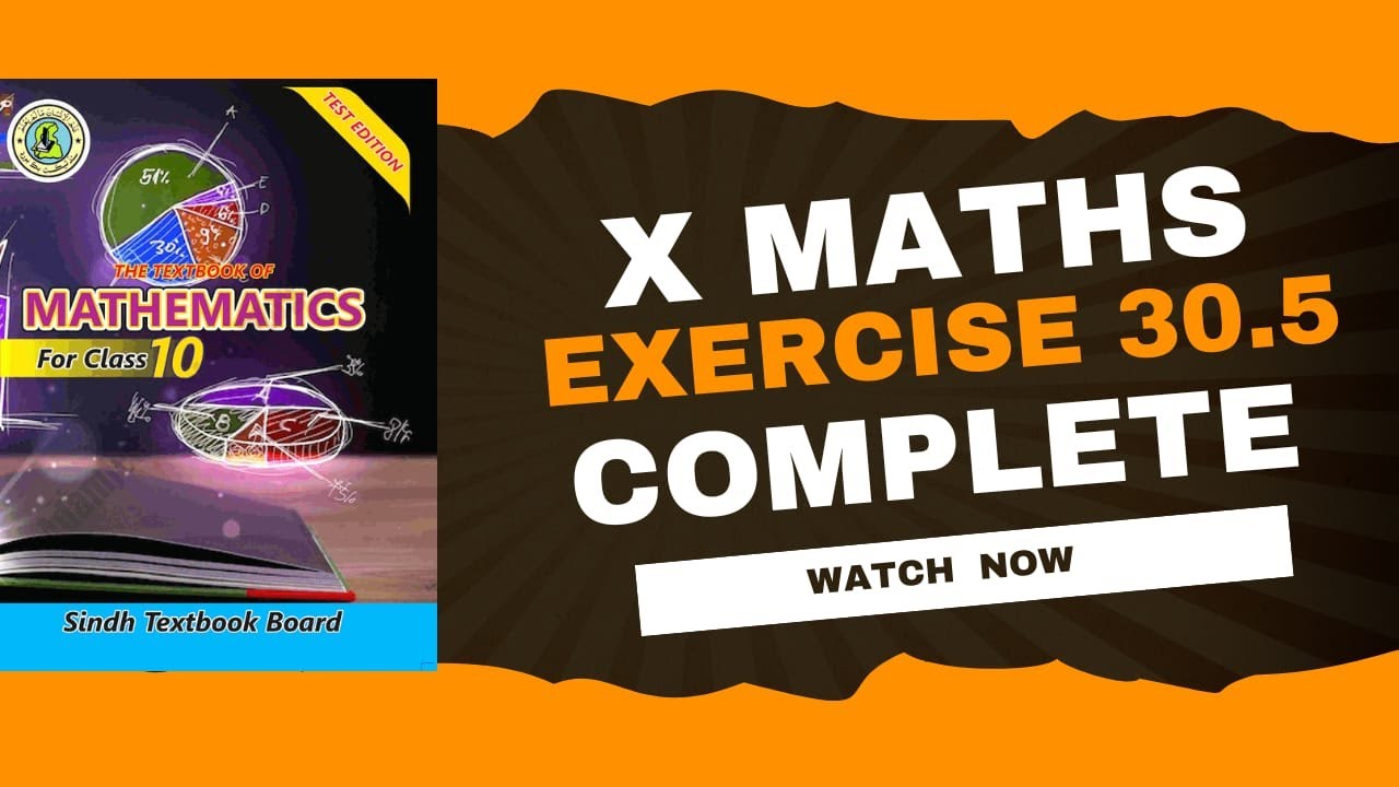 Exercise 30.5 Complete | Trigonometric Numericals Introduction to Trigonometry | Class X Sindh Board