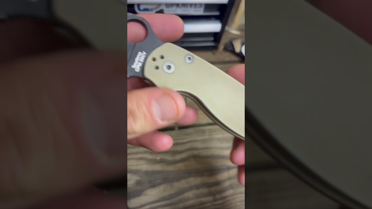 Does Spyderco DLC Scratch Easy? #knifecommunity #edc #everydaycarry