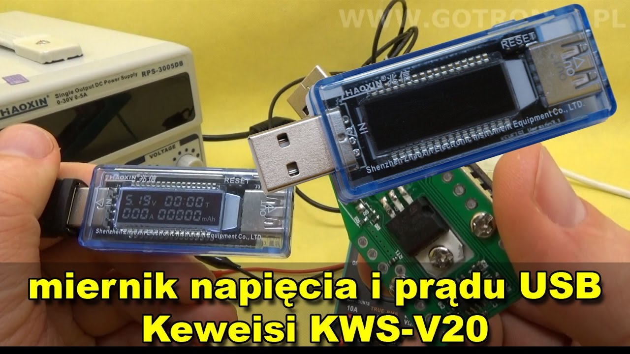 Keweisi KWS-V20 miernik portu USB
