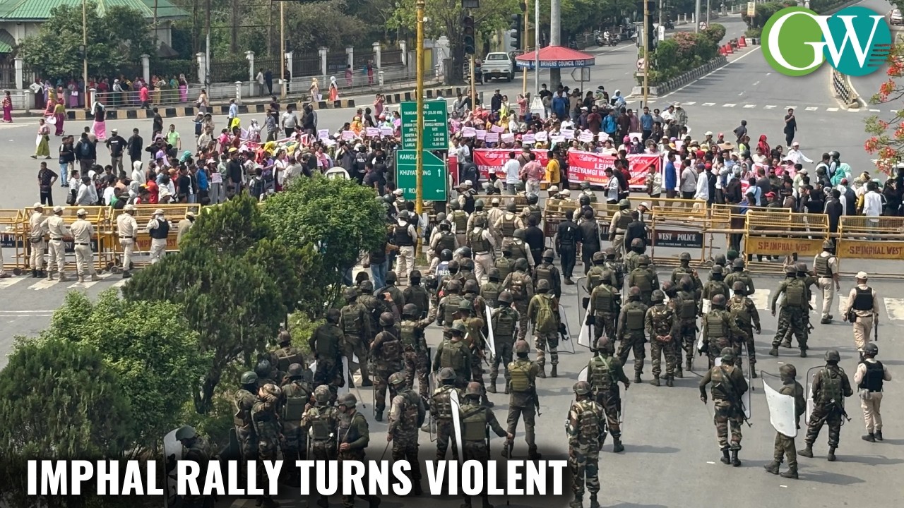 MANIPUR UNREST: IMPHAL RALLY TURNS VIOLENT; CLASH WITH SECURITY FORCES