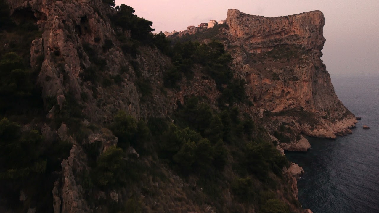 Cala Moraig.Benitatxell.Atardecer.Low light capabilities Dji Mini 2
