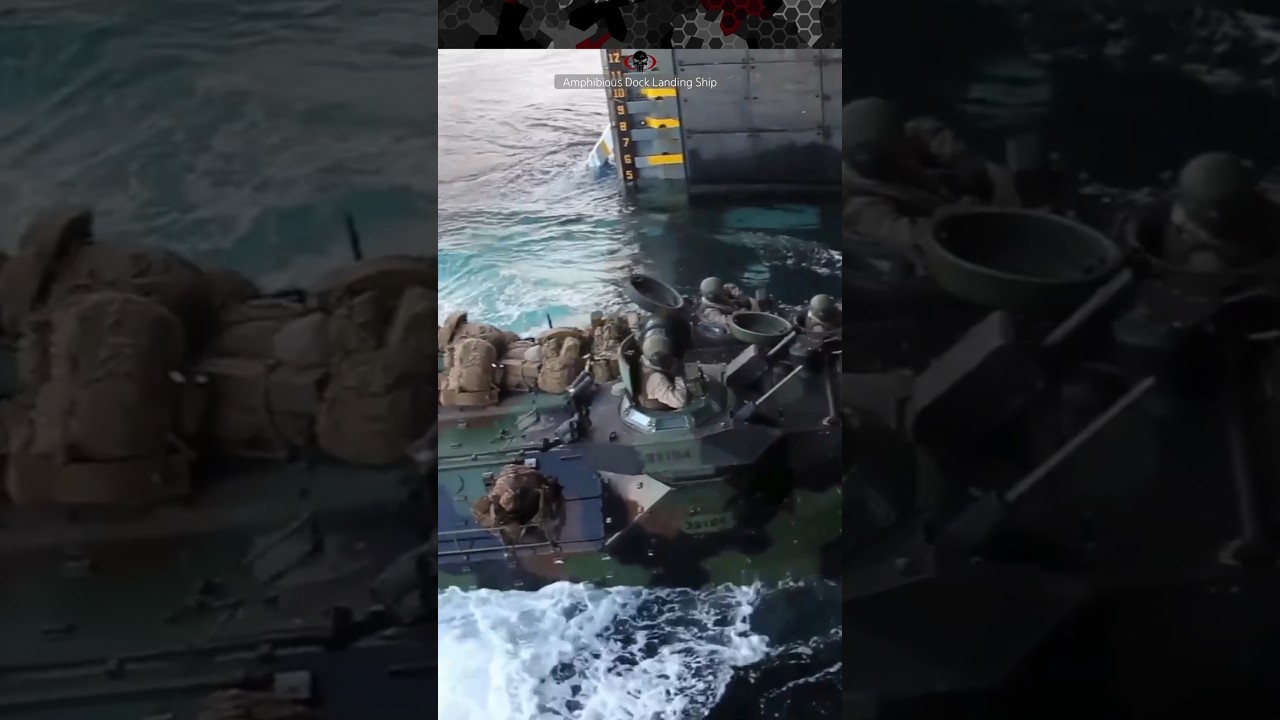 Ships &ldquo;Well-Deck&rdquo; Floods to Launch and Recover Amphibious Craft