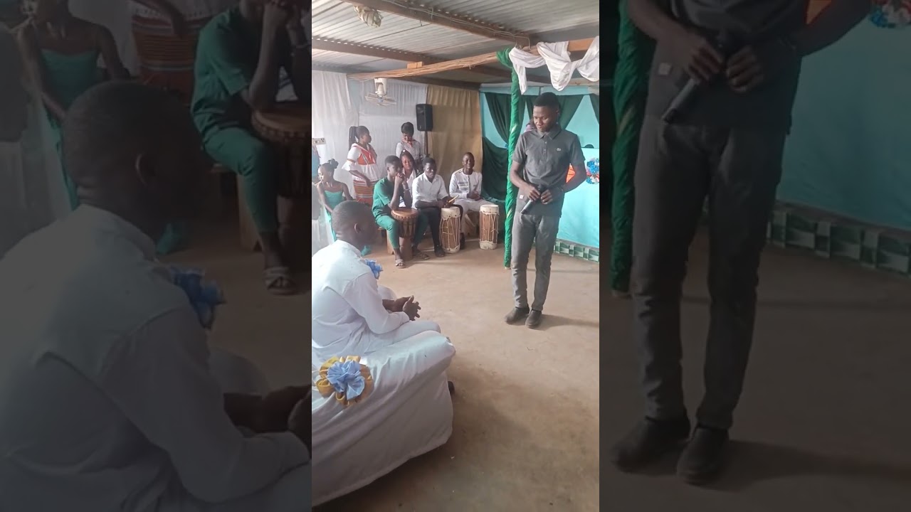 Chantre Raphaël Sékou Sanou en prestation au mariage du pasteur Onesime Sanou à Gaoua