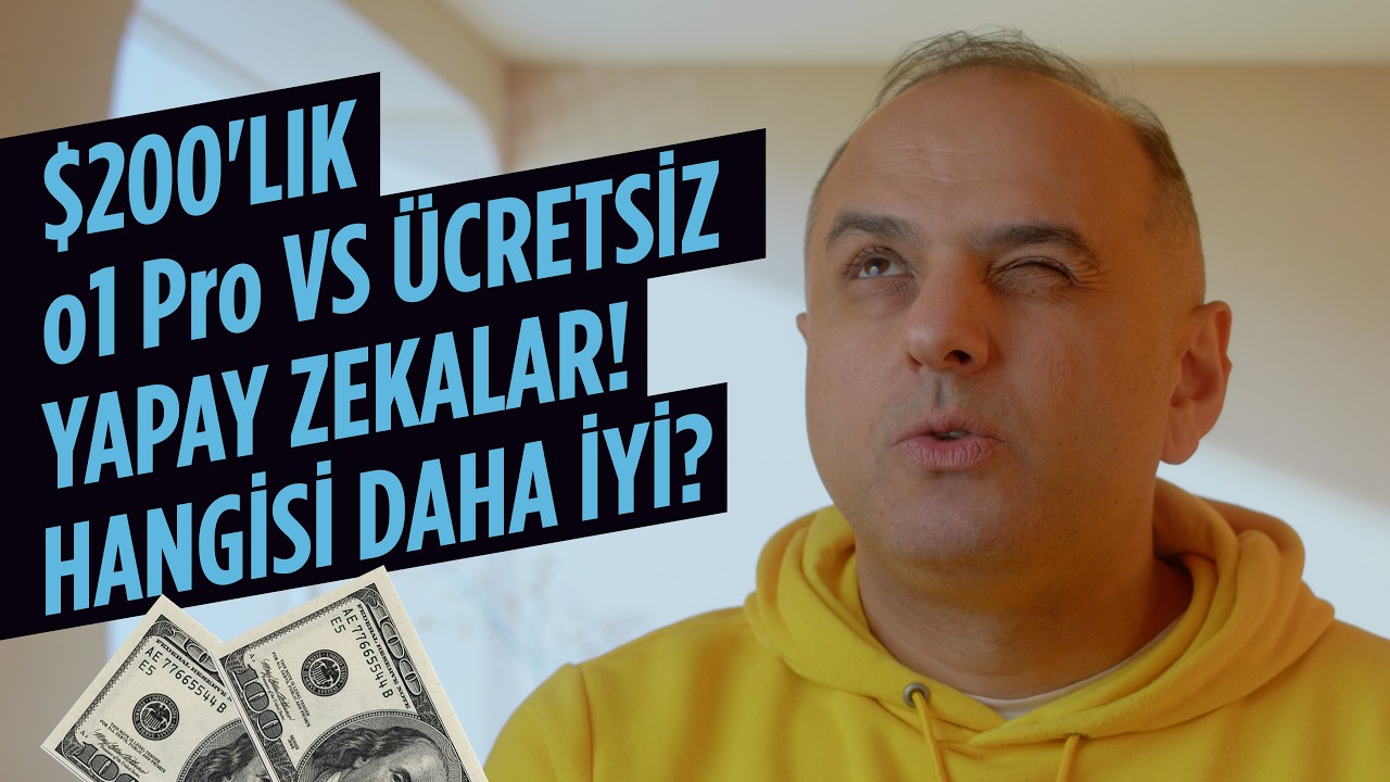 $200'lık O1 Pro vs Ücretsiz Yapay Zekalar! Hangisi Daha İyi? 🤖 Zorlu Testlerle Kıyasladım!