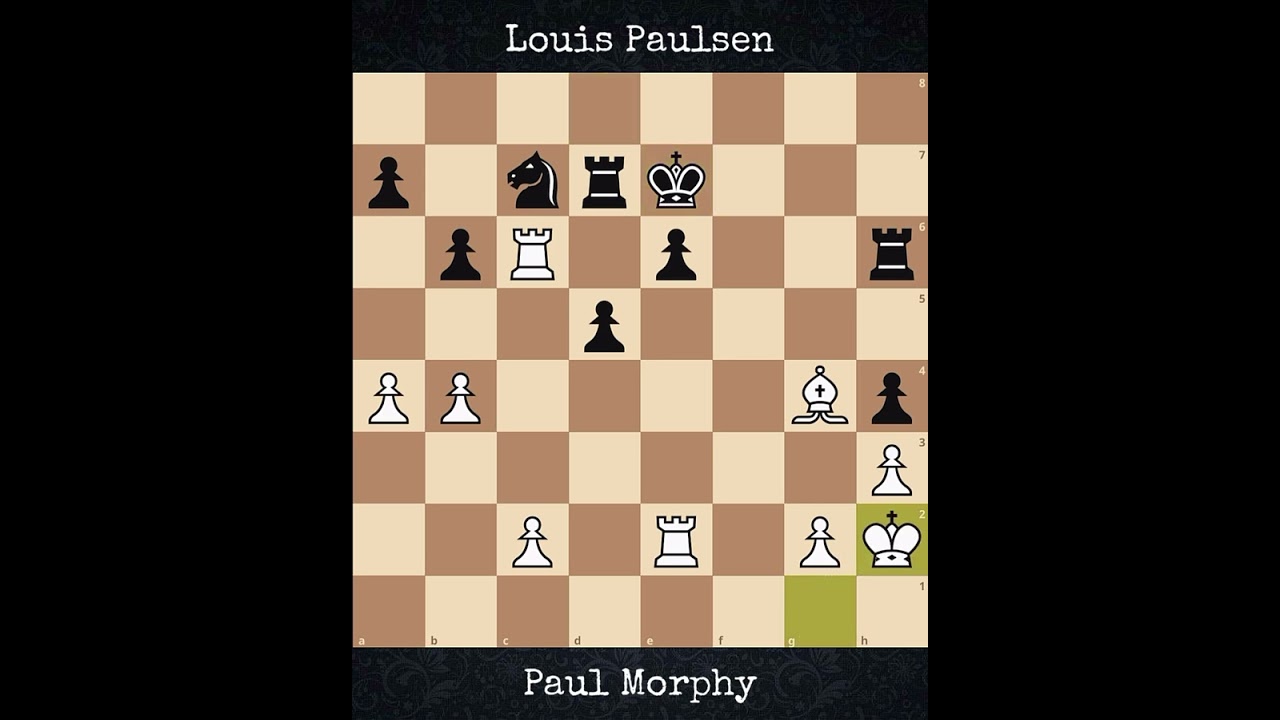 Paul Morphy vs Louis Paulsen | New York, USA (1857)