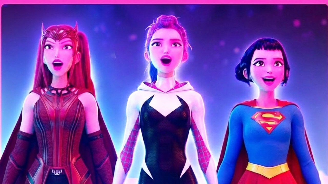 HUNTRIX BECAME: HUNTRIX SUPERHERO| What It Sounds Like | Rumi, Mira, Zoey (Official Lyric Video)