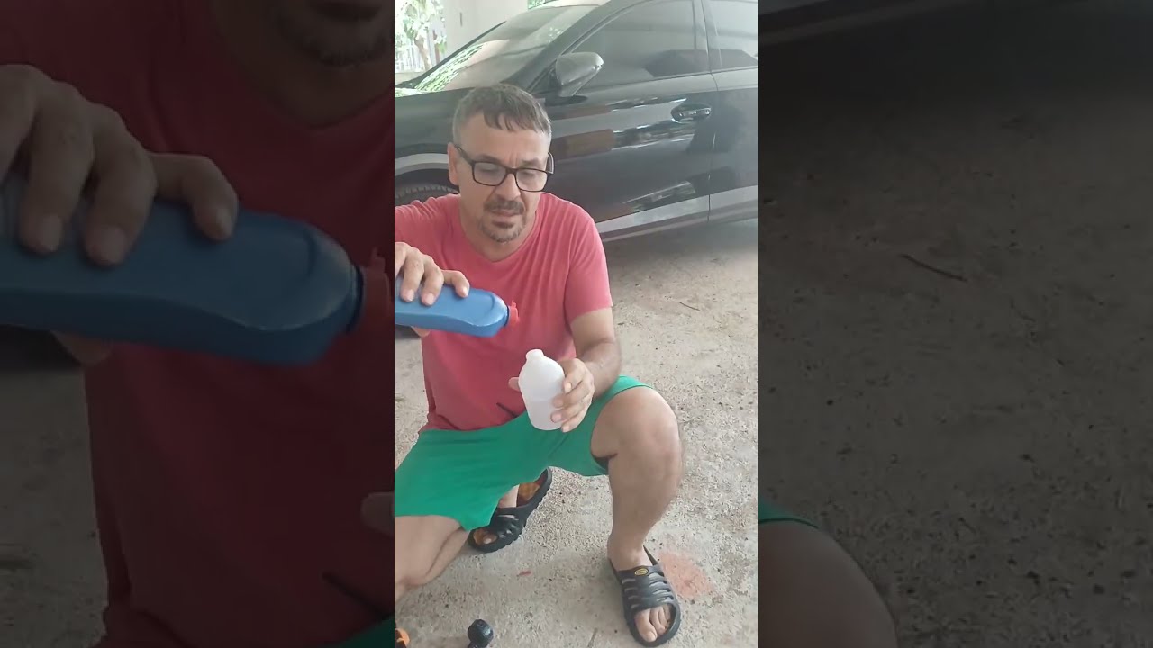 Kraft Hart basınçlı yıkama tabancası ile detaylı motorsiklet yıkama