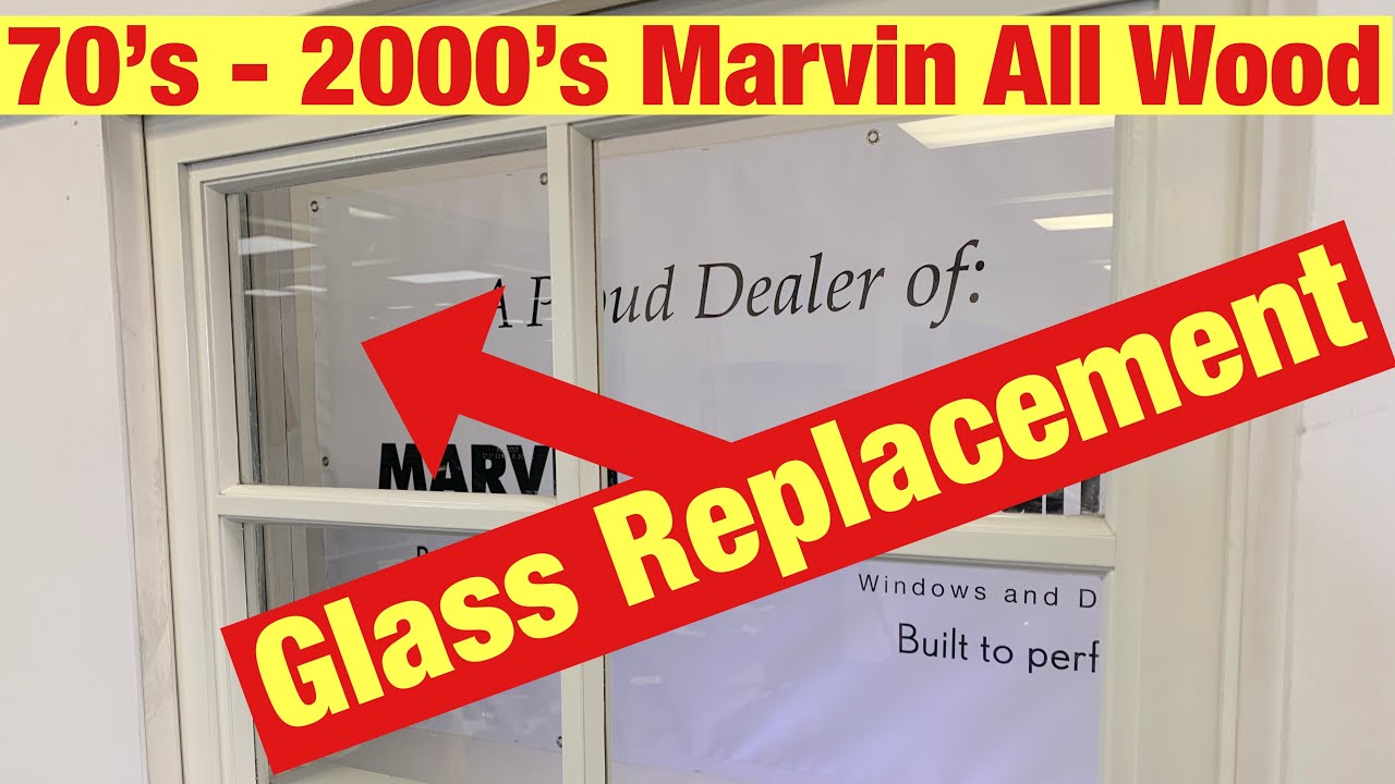 70's - 2000's Marvin All Wood Glass Replacement
