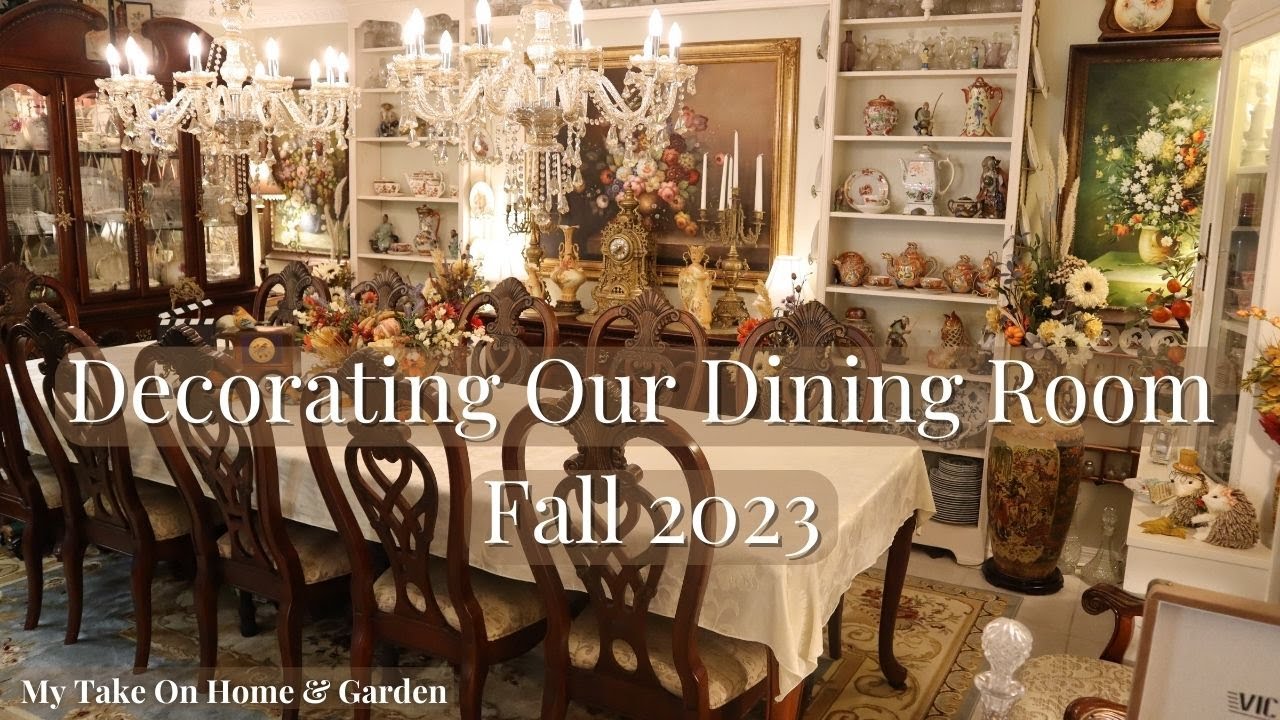 Fall Decor Haul & Decorating Our Dining Room for Fall 2023!!