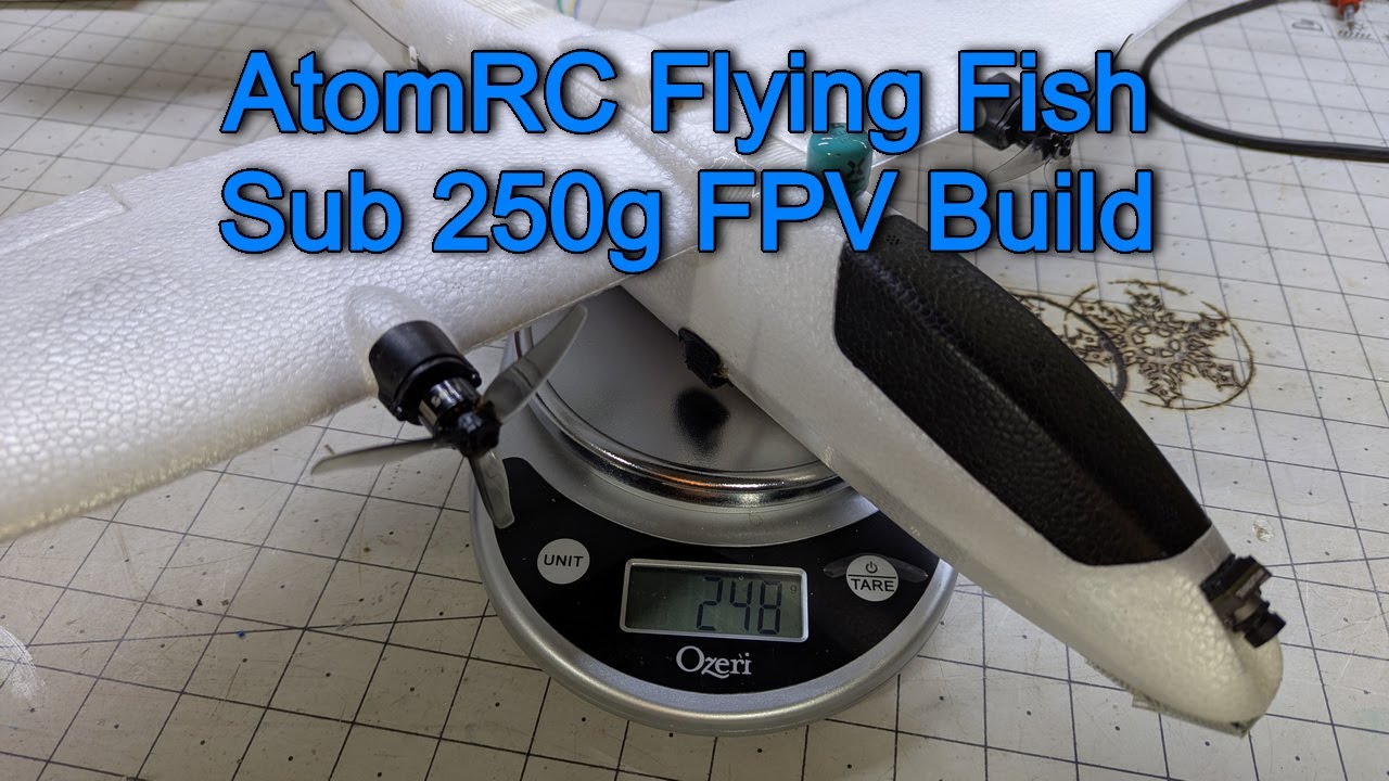 AtomRC Flying Fish Build – iNav, Walksnail ExpressLRS, FPV, Matek – Sub 250g