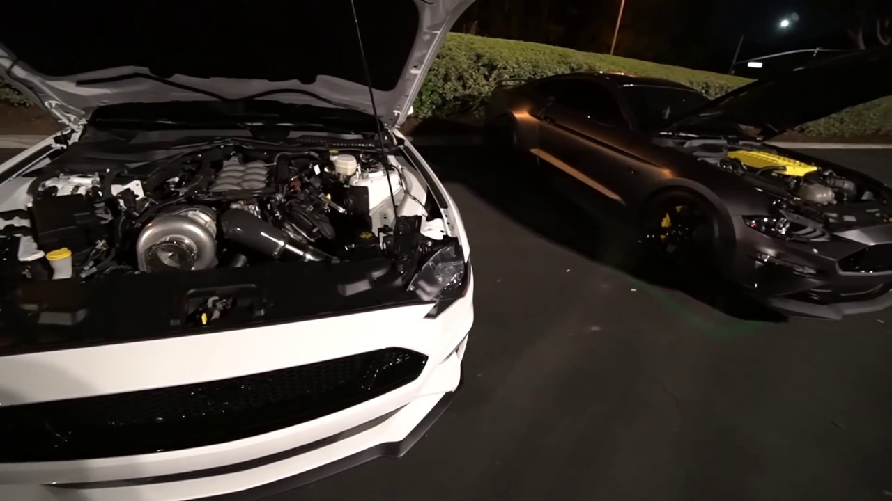 2018 PROCHARGED MUSTANG против WHIPPLE MUSTANG GT RACE