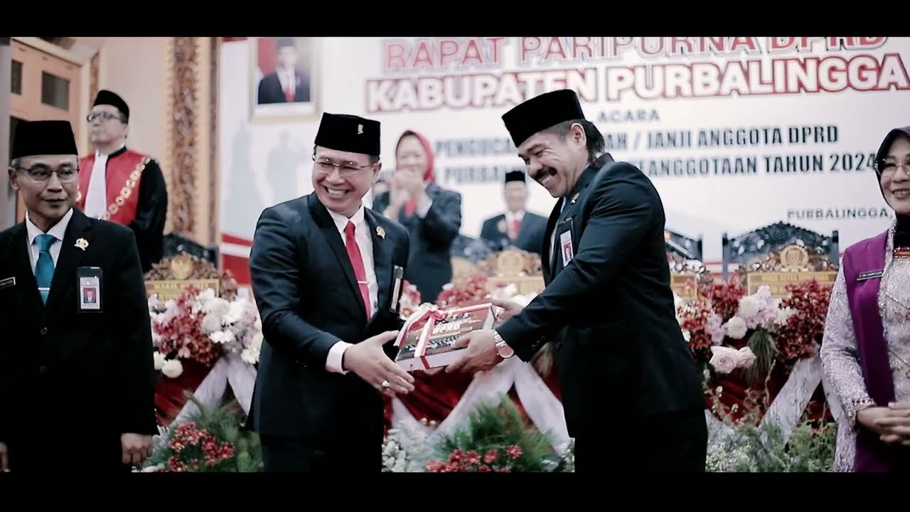 Pengucapan Sumpah Janji Anggota DPRD Kabupaten Purbalingga Masa Keanggotaan 2024-2029