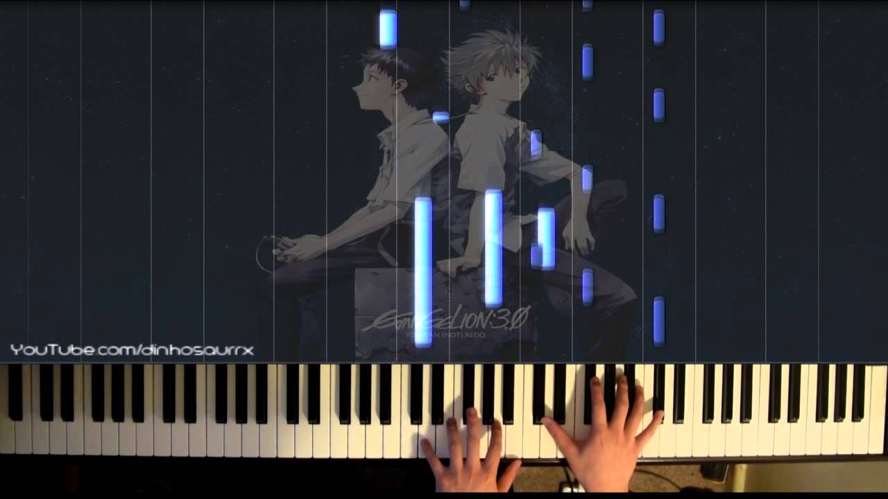 「Evangelion: 3.0」ED - Sakura Nagashi 桜流し~ (piano solo) // Hikaru Utada
