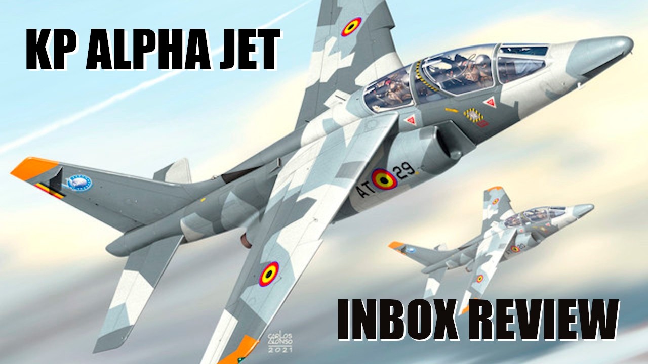 Kovozávody Prostějov (KP) Alpha Jet (International) 1/72 inbox review