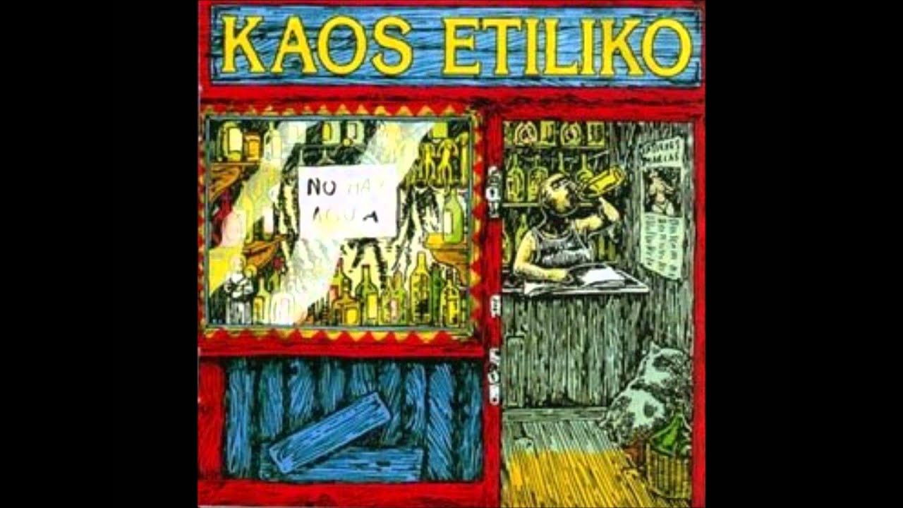 KAOS ETILIKO En la barra del bar.