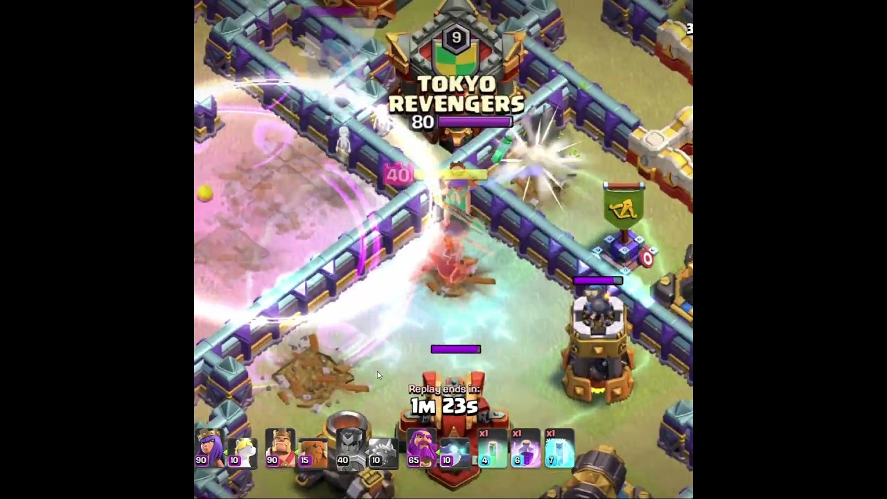 TH16 Royal Champion Charge 😳🔥 Mass Dragons Clan War Attack | Clash of Clans 