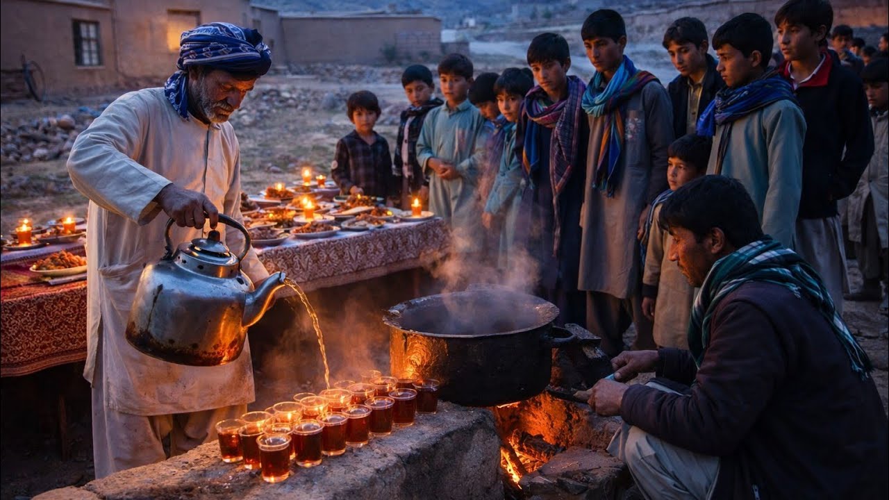 Silent Village Iftar Tea in Afghanistan | Heartwarming Ramadan in Daikundi Mountains