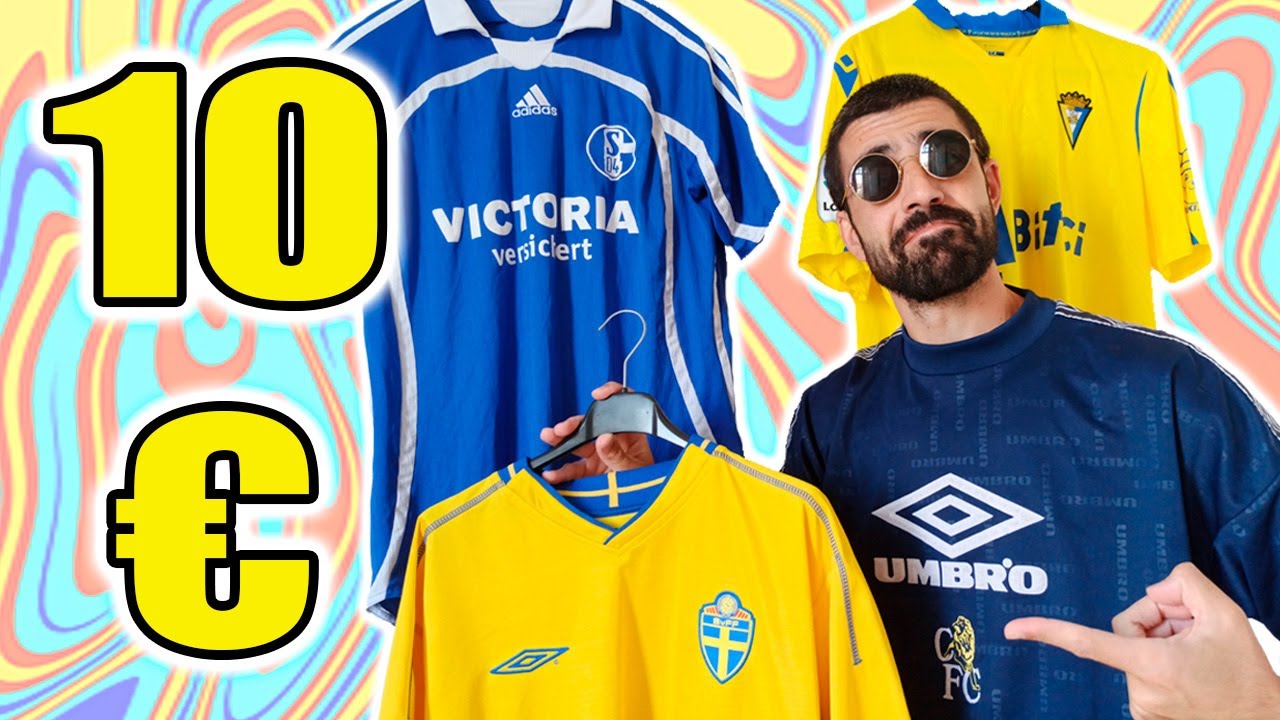 Me compro varias Camisetas de Fútbol Vintage por ¿SÓLO 10€! | En tienda de SEGUNDA MANO
