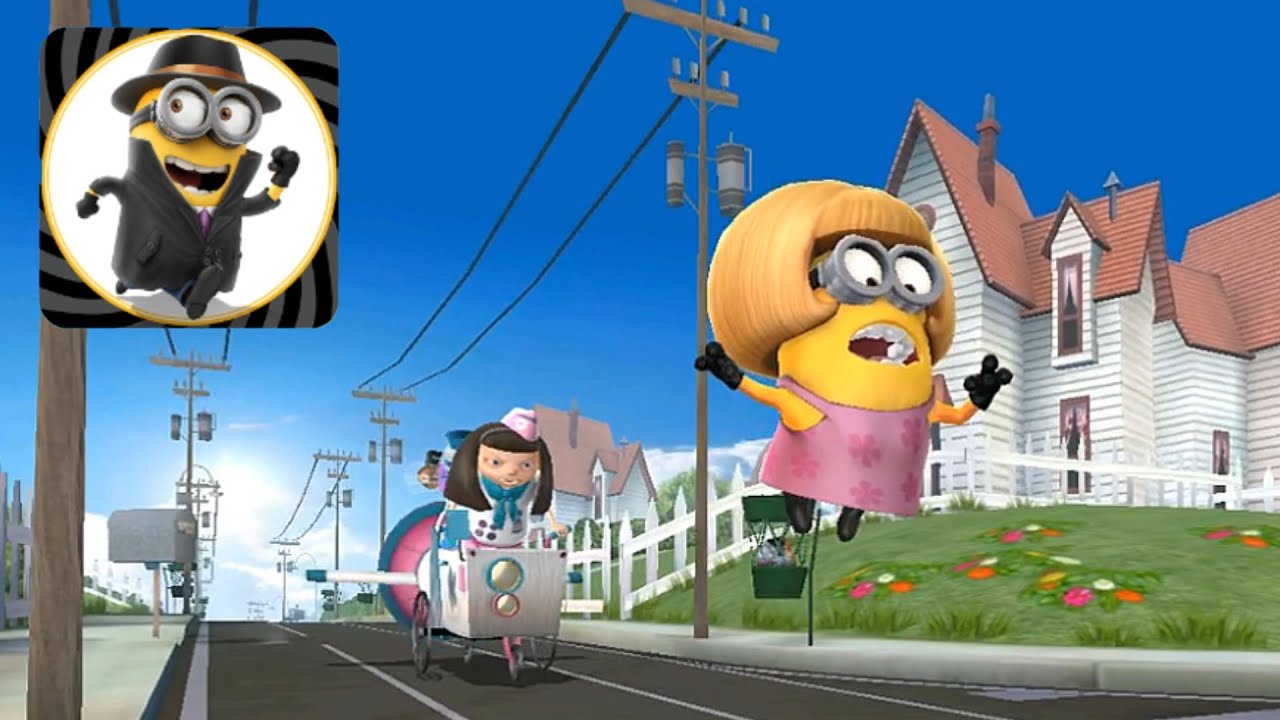 Despicable Me Minion Rush Mom Minion VS The Meena Cookie bots Boss Battle