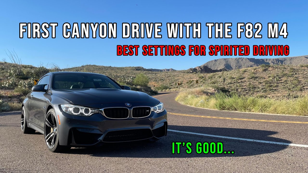 Best BMW F80 F82 M3 M4 Settings For Spirited Driving (POV) (Initial Review)