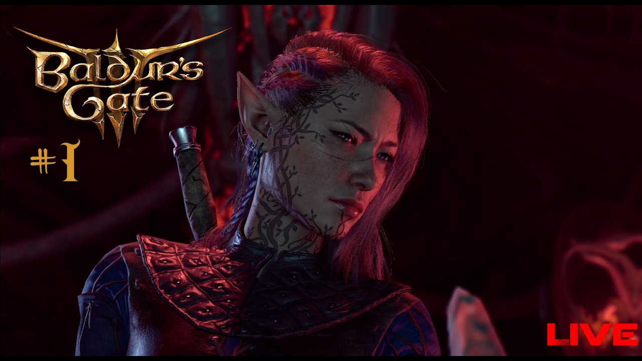 My First Baldur's Gate Game! ~Wood Elf Rogue 🗡️🧝🏻‍♀️| Let's Play Baldur's Gate 3! LIVE Act 1 #1