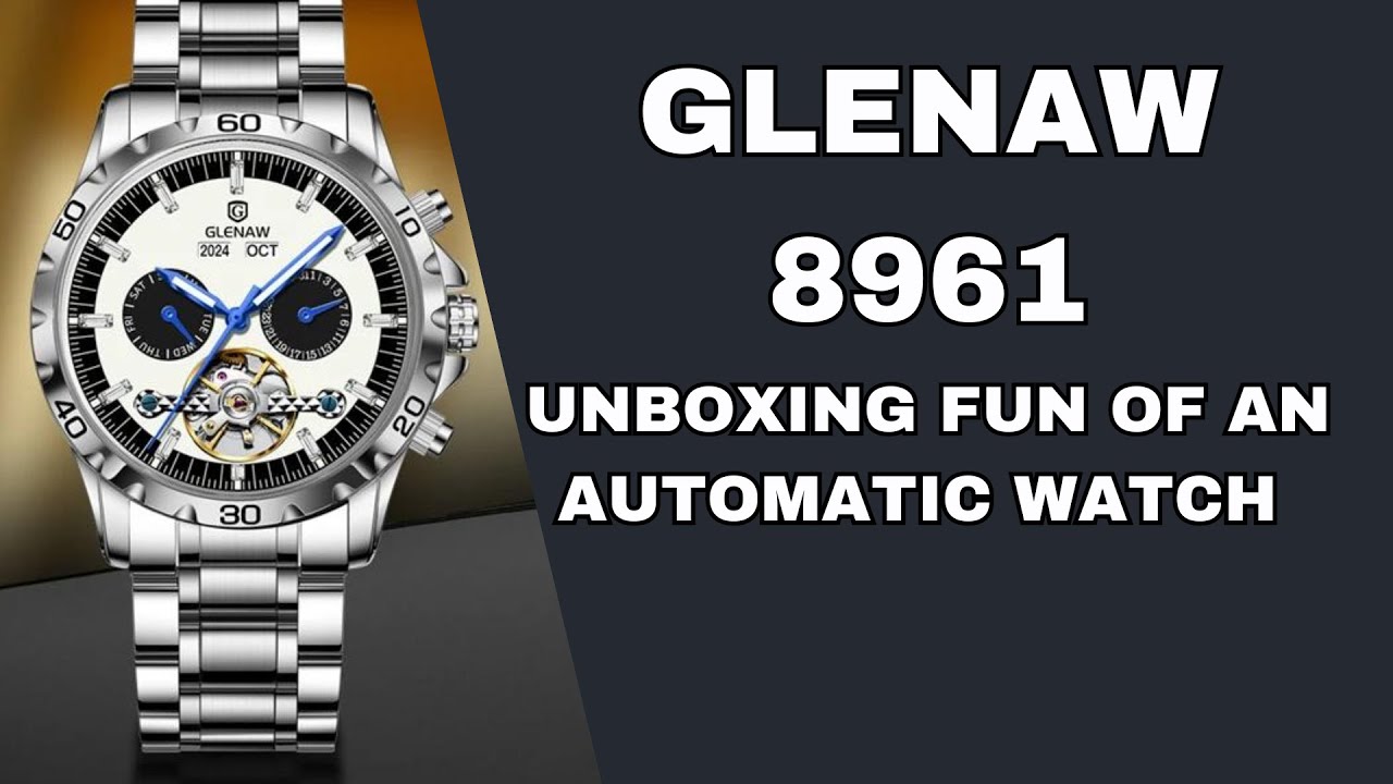 Unboxing and first impression of GLENAW 8196 Automatic Watch