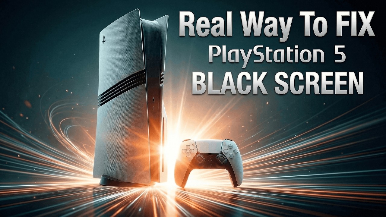 PlayStation 5 Easy and Real Way to fix BLACK SCREEN