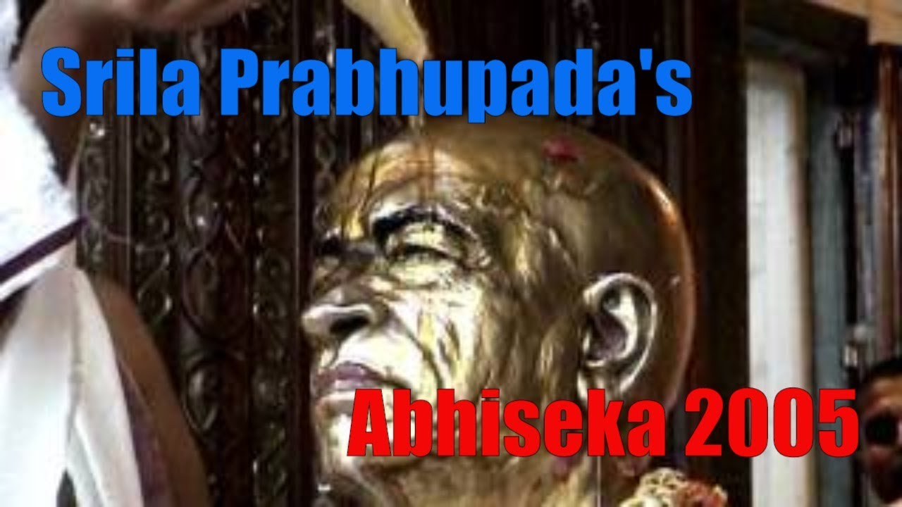 2005 Sri Sri Panca Tattva Abhiseka, ISKCON, Mayapur - Srila Prabhupada's Abhisek
