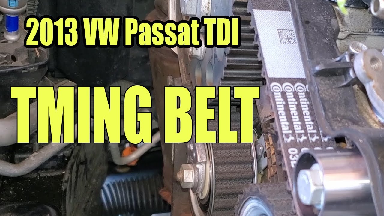 Замена ремня ГРМ Passat TDI 2013 года