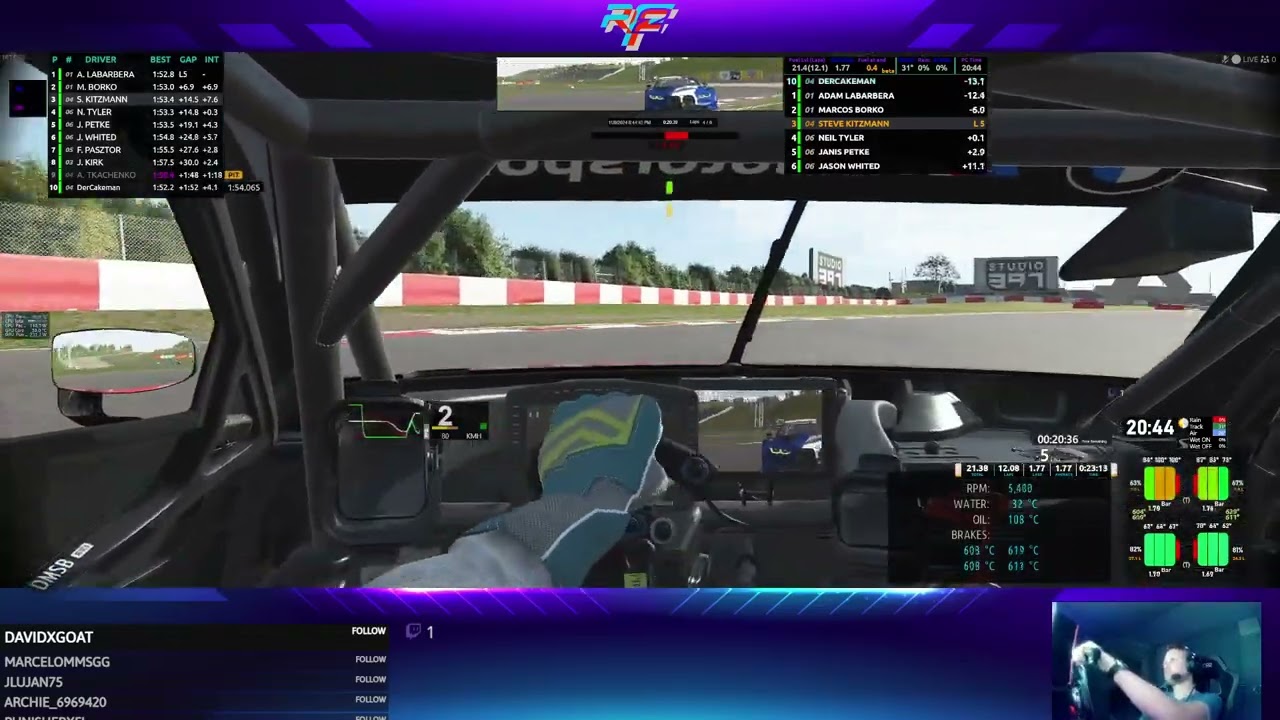 rFactor2 Online🏁 | Track-IR | BMW M4 Class 1 @ Nürburgring | 09.11.2024