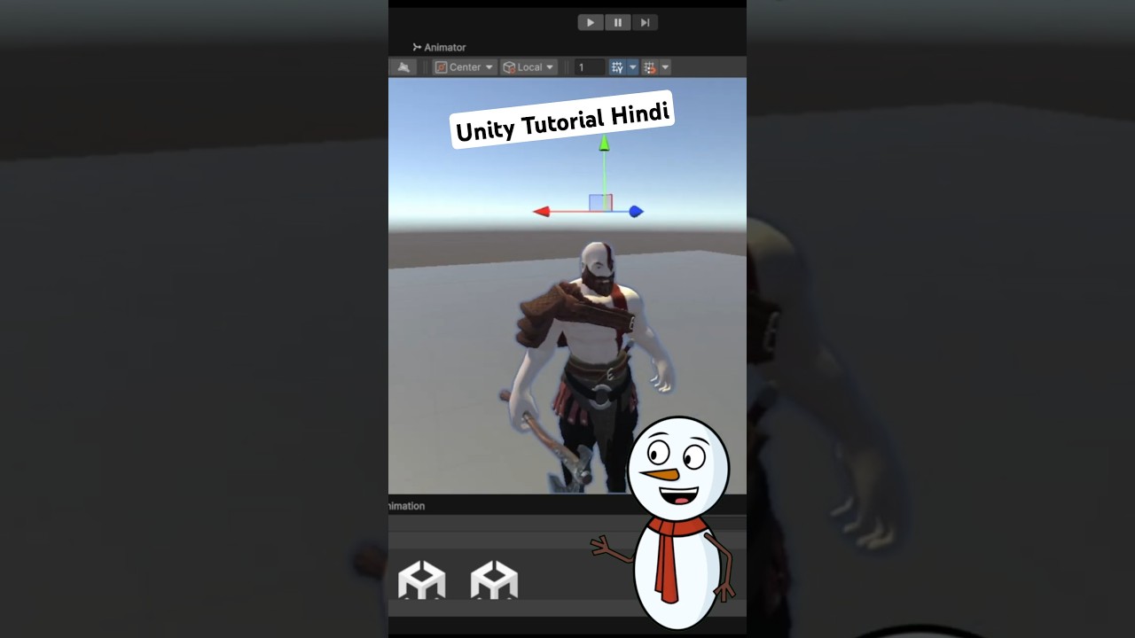 Making God of War in Unity 3D Engine | Part 1 | Unity Tutorials hindi | 3d game in unity  #unity3d