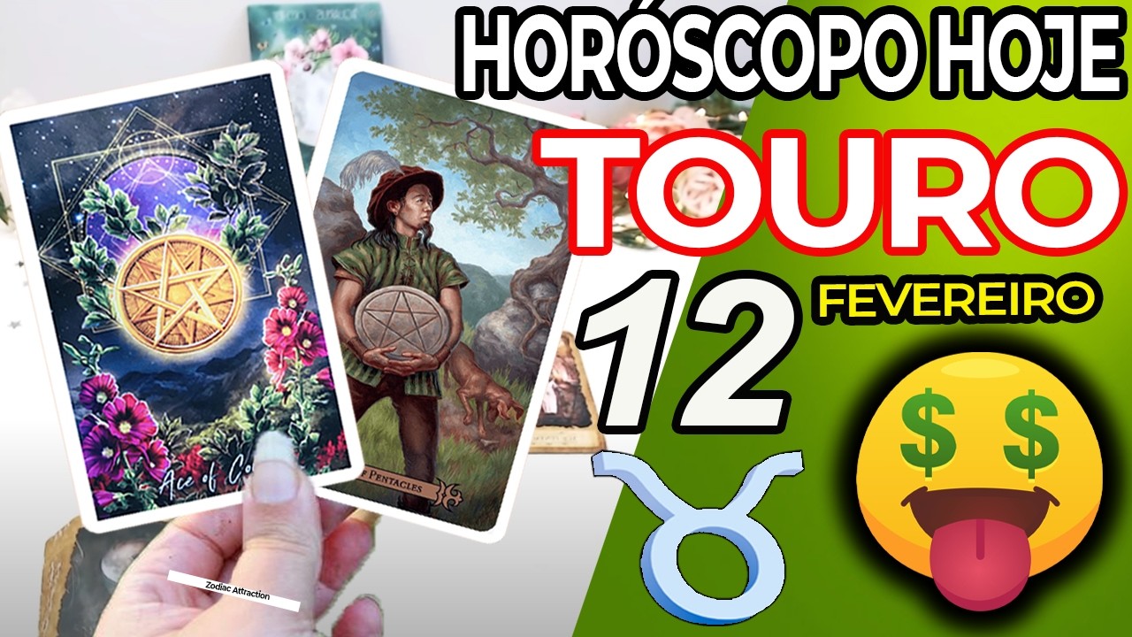 💲 O DINHEIRO VEM PARA VOCÊ 💲 Touro ♉ 12 Fevereiro 2026 | Horoscopo do dia de hoje ♉ Tarot Touro
