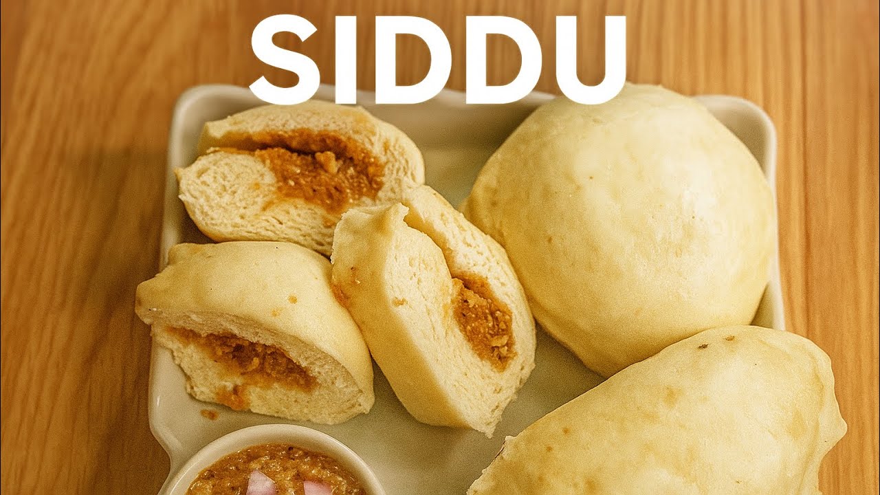 Himachali Siddu Recipe 🥟| Traditional Steamed Bread with Walnut-Til Filling | Authentic Pahadi Food😊