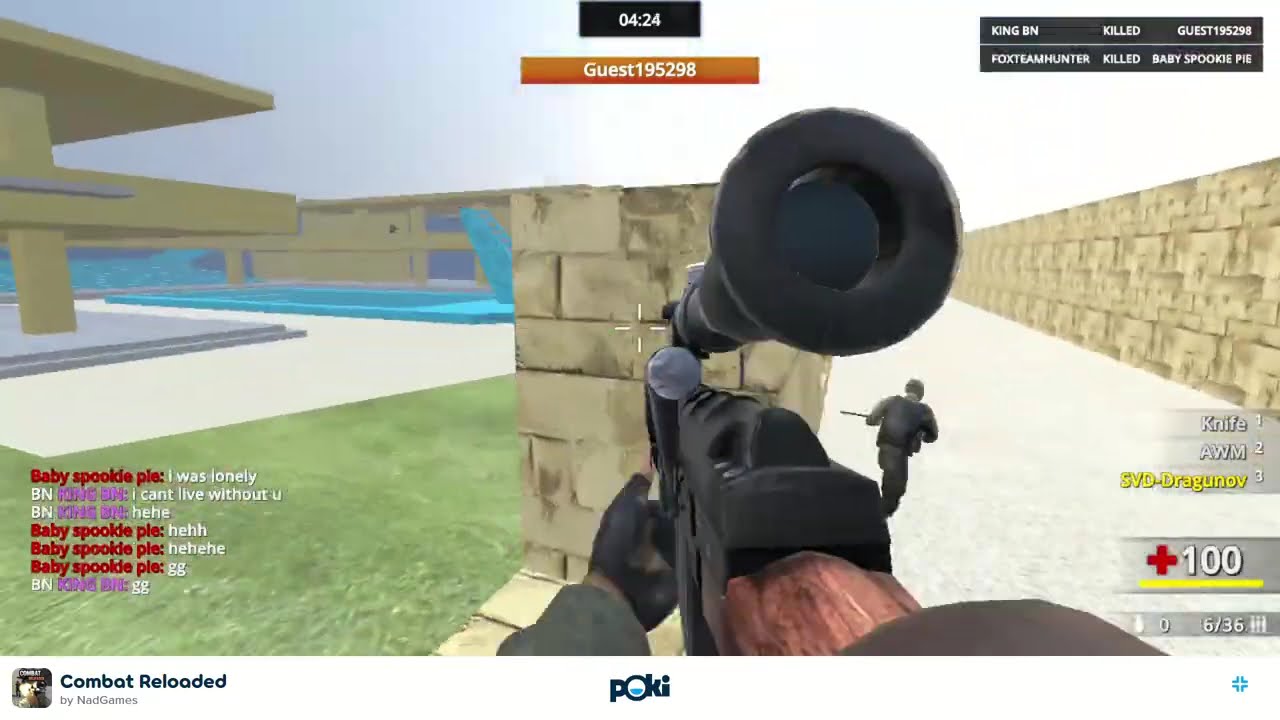 Sniper Game with FoxTeamHunter, KING BN, Baby spookie pie, Only Slayer, OtSpirt