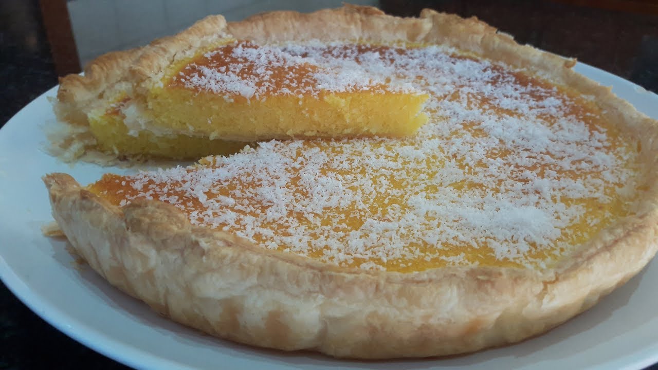 Tarte de Coco e Iogurte | Fácil e Muito Saborosa!