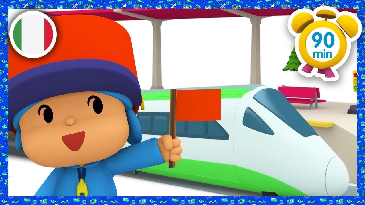 🚂 POCOYO ITALIANO-NUOVO EPISODIO:Tutti a Bordo il Treno! [90 min]VIDEO e CARTONI ANIMATI per bambini