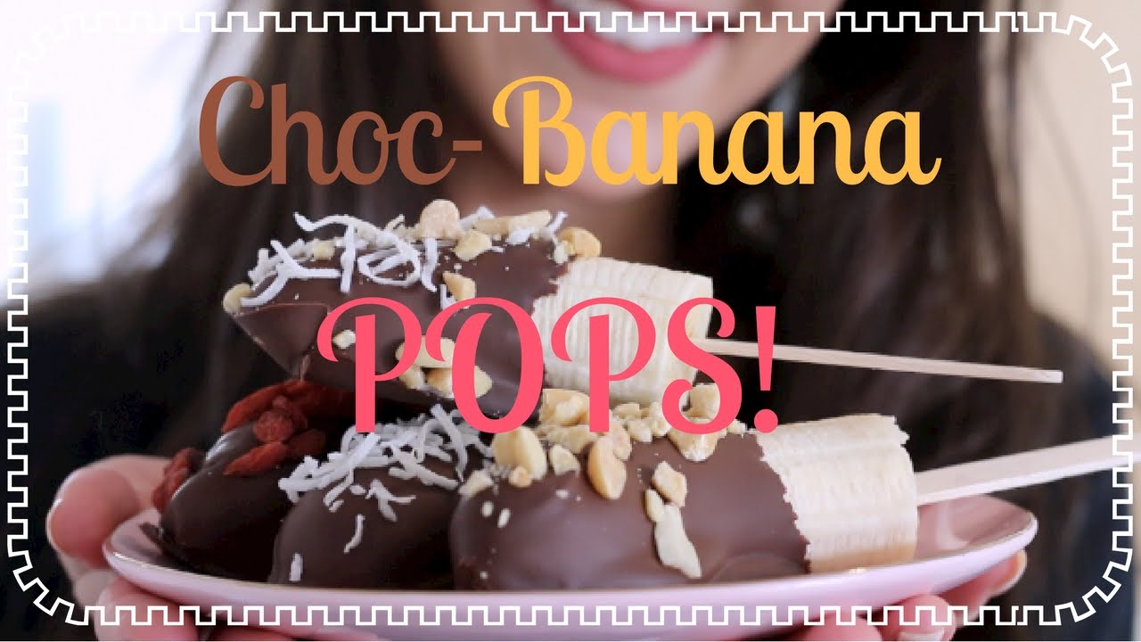 BRAINFOOD: Healthy Choc-Banana Pops! (VEGAN Friendly)