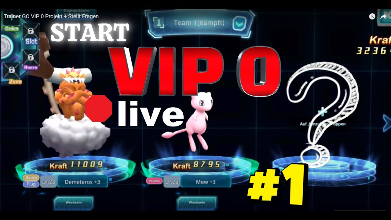 START Lucifer VIP 0 Projekt FOLGE 1 -  TRAINER GO welche Teams spielen wir bis LVL 75?