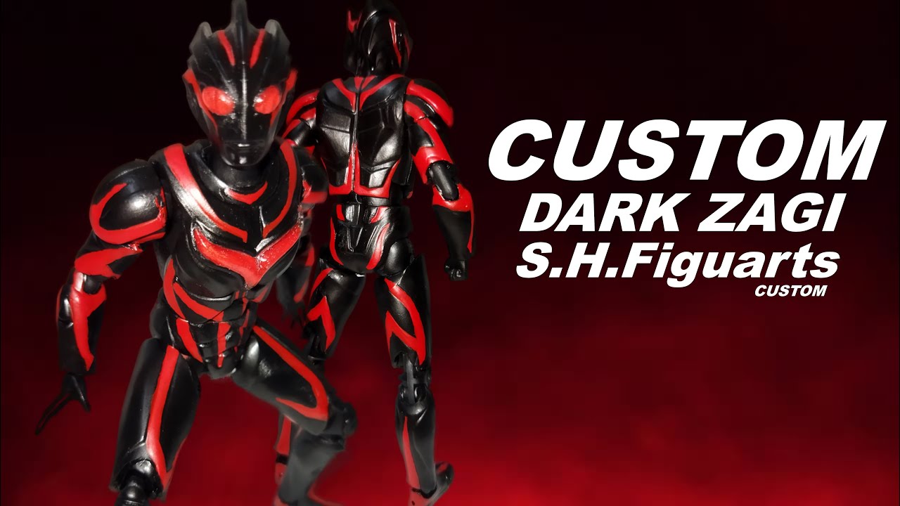 Custom S.H.Figuarts Ultraman DARK ZAGI-Ultra Monster series