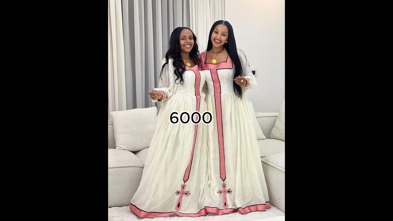 New Ethiopian traditional clothes / le timket yemihone habesha lebes