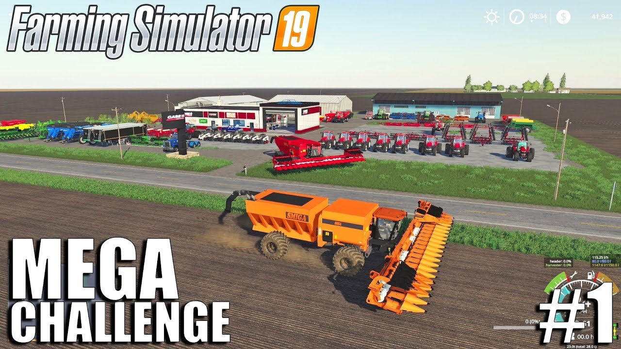 MEGA Equipment Challenge 2.0 | Timelapse #1 | Farming Simulator 19