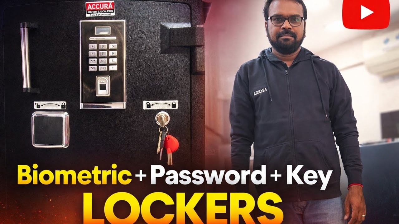 Biometric+password+key locker #accura #lockers #malakpet #homesecurity #hyderabad 
