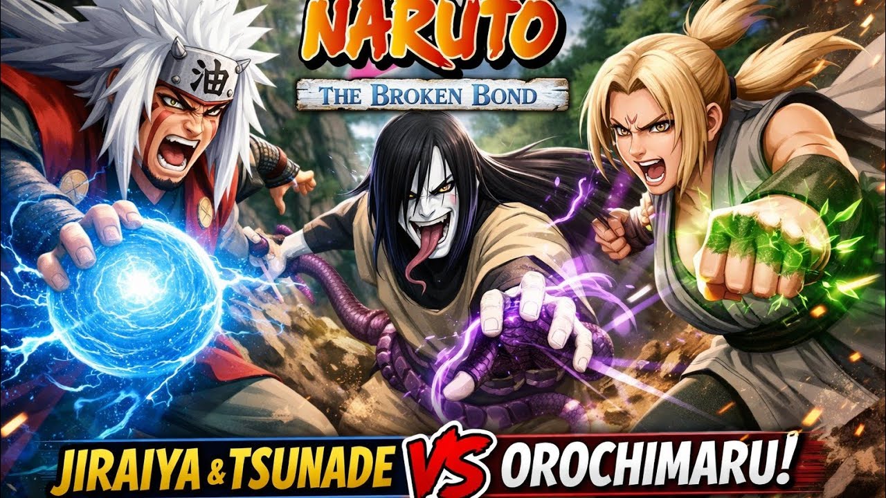 Jiraya a Tsunade vs Orochimaru !